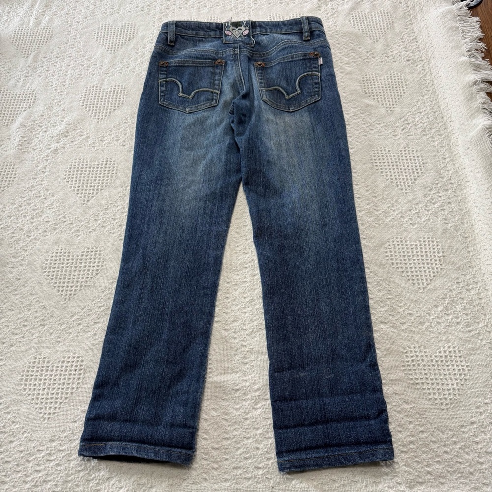 Y2K HLYZ “Roxy” Embroidered Jeans (26) - Picture 4 of 8
